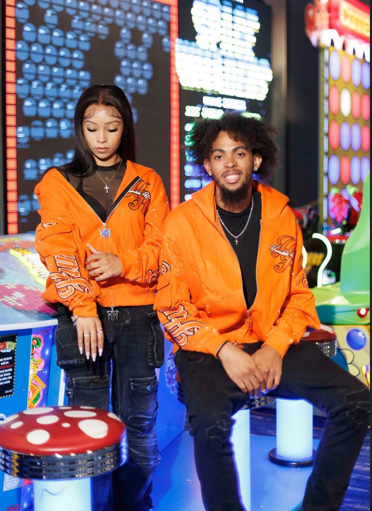 HH double zip hoodie