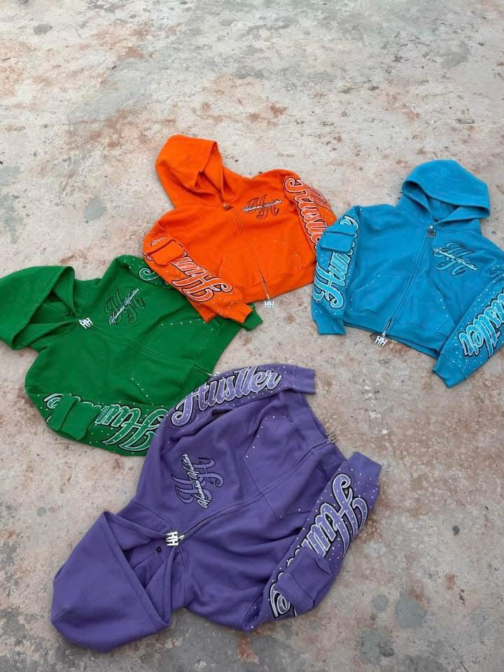 HH double zip hoodie